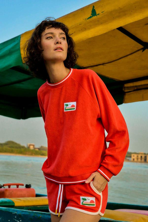 La Nouvelle Short Bob Red Terry