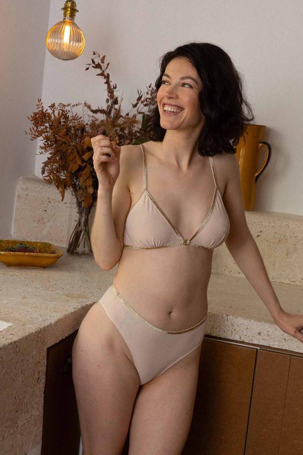 La Nouvelle Tanga Ines Noir Lurex