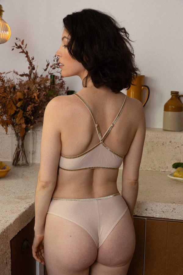 La Nouvelle Tanga Ines Noir Lurex