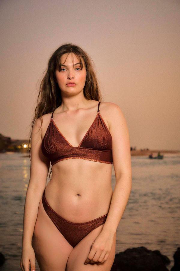 La Nouvelle Top Ambre Toffee Lurex