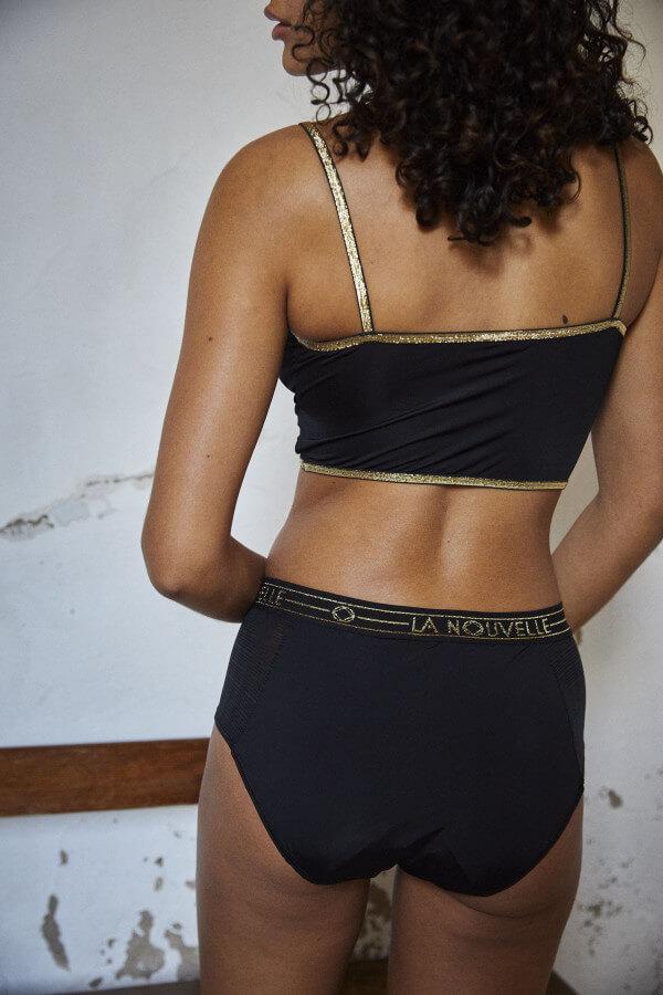 La Nouvelle Shorty Menstruel Moon Flux Abondant Noir