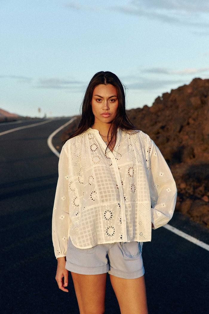 La Petite étoile Blouse Ample Blanche - Bolian