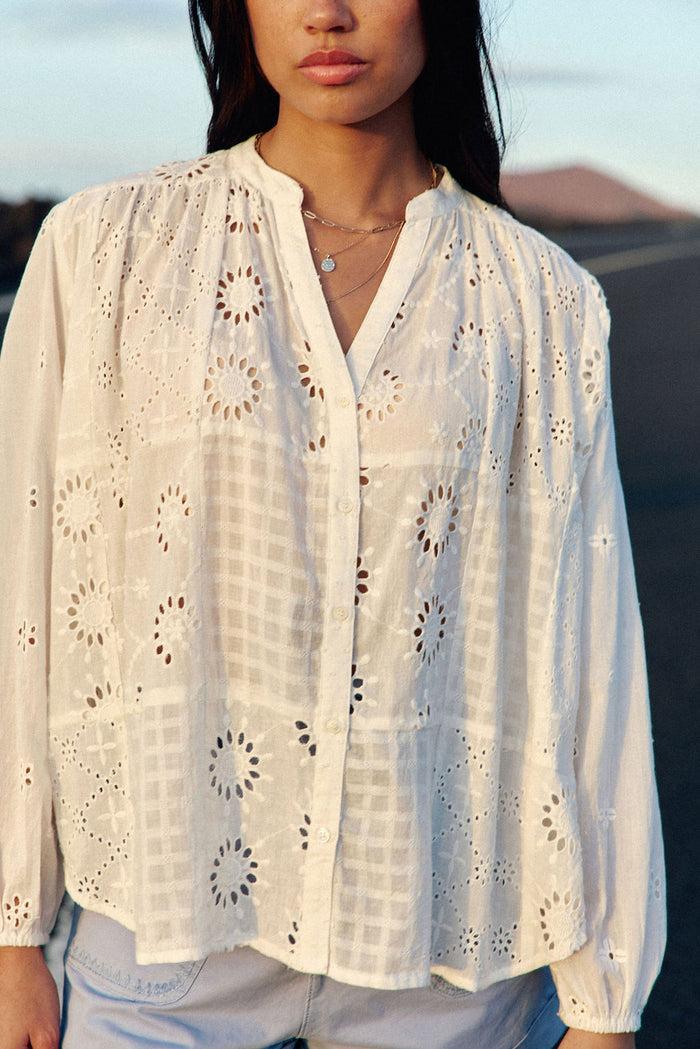 La Petite étoile Blouse Ample Blanche - Bolian