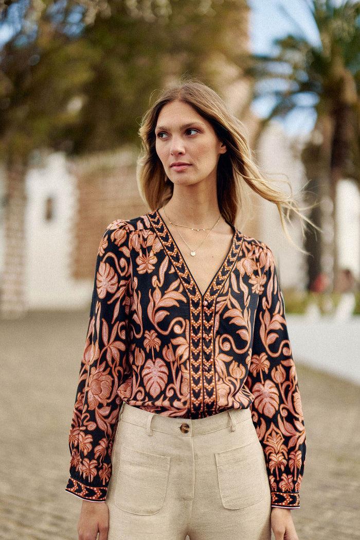 la petite étoile Blouse ample floral - Bedra
