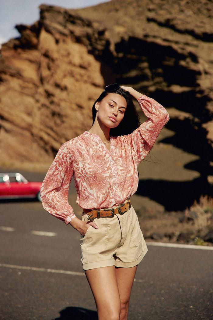 la petite étoile Blouse ample floral - Bolie