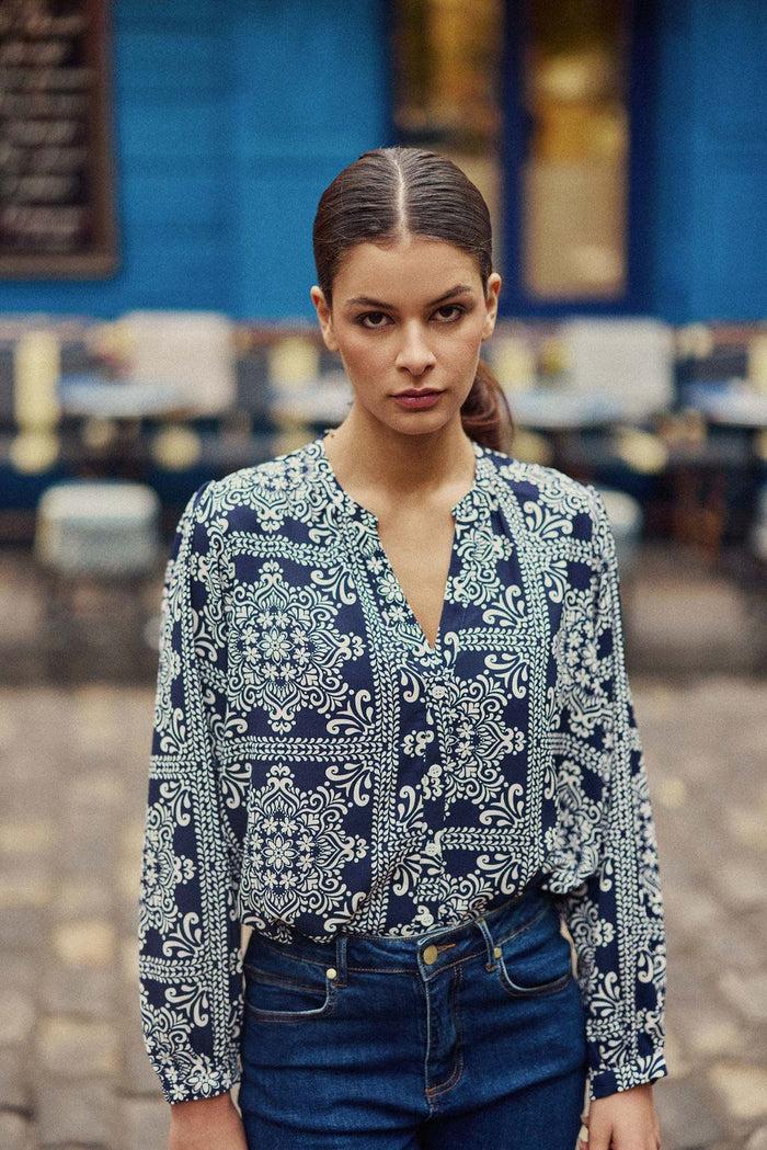 La Petite étoile Blouse Ample Marine - Caisy