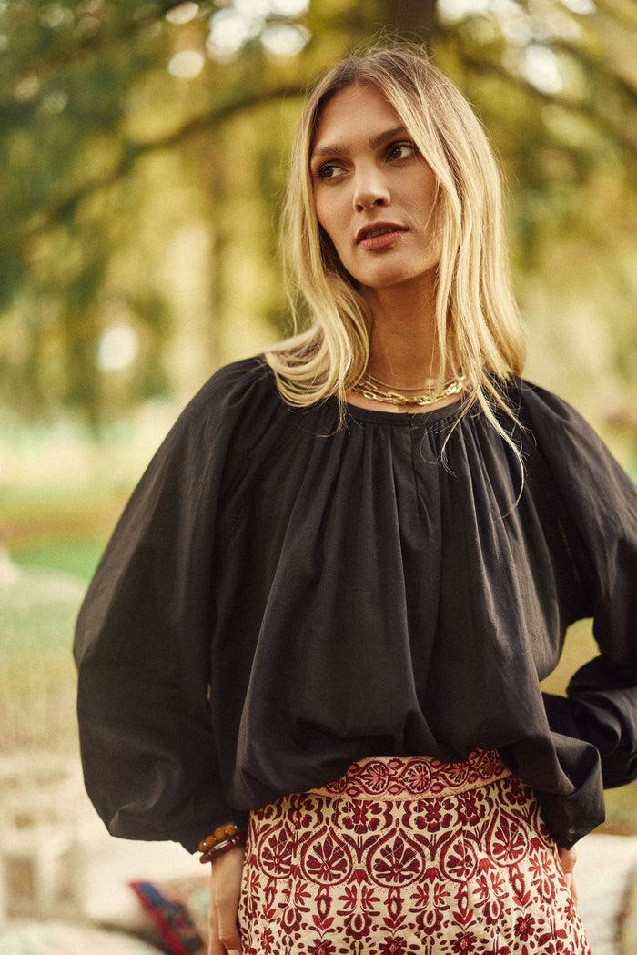 la petite étoile Blouse ample noir - Blazie