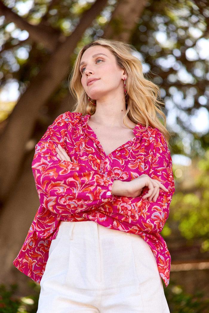 La Petite étoile Blouse Imprimé Cachemire - Bellau