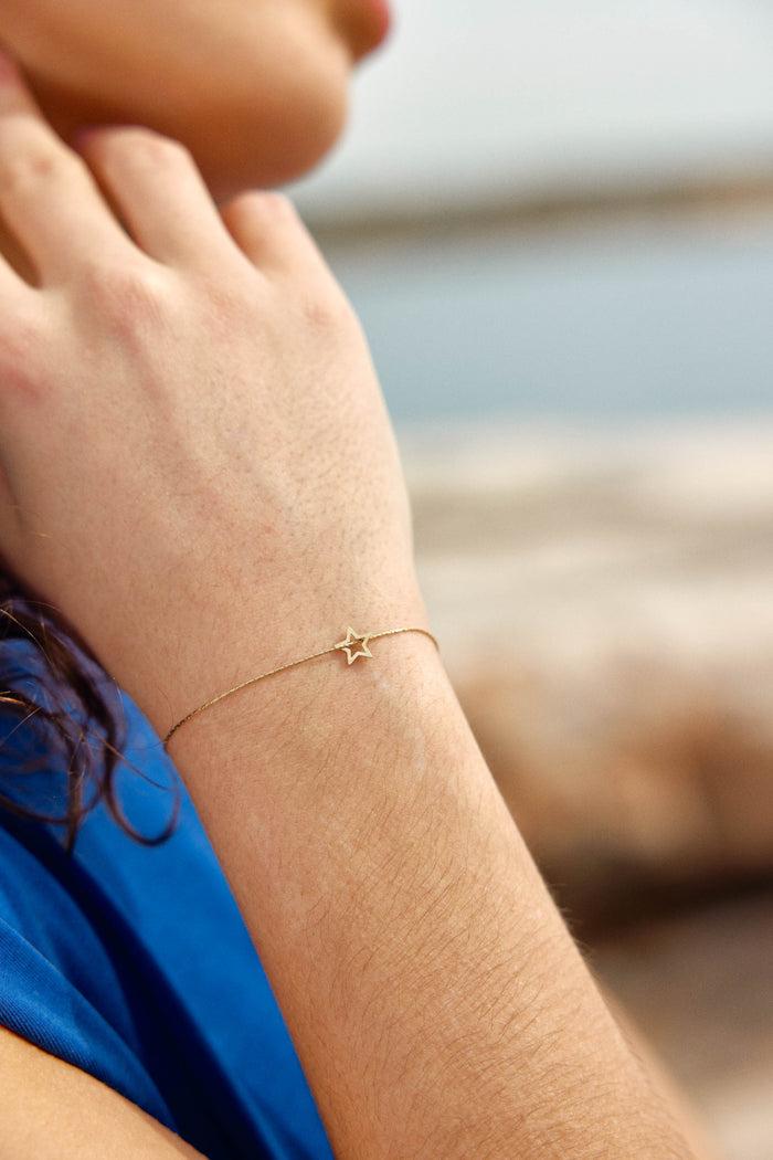 la petite étoile Bracelet Alya - Or