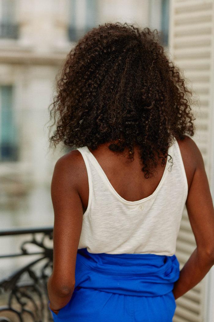 La Petite étoile Caraco Diya - Blanc