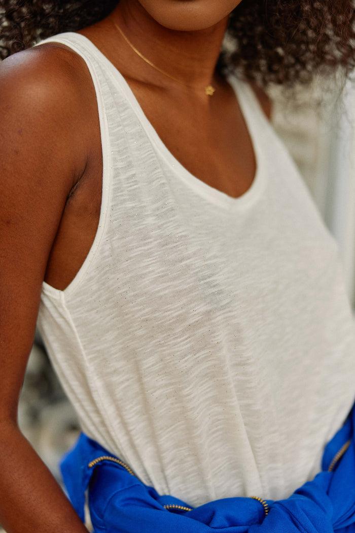 La Petite étoile Caraco Diya - Blanc