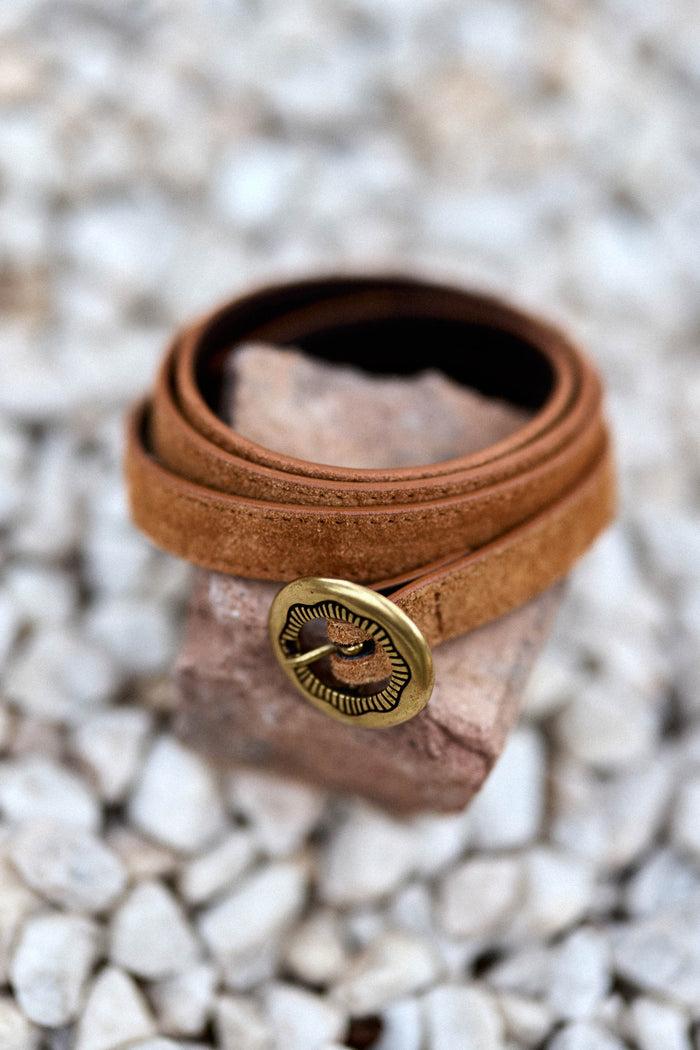 La Petite étoile Ceinture Cuir Camel - Arlowa