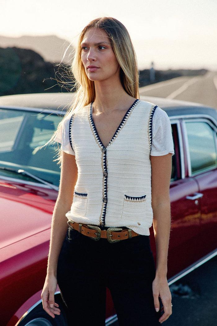 La Petite étoile Ceinture Cuir Camel - Assia