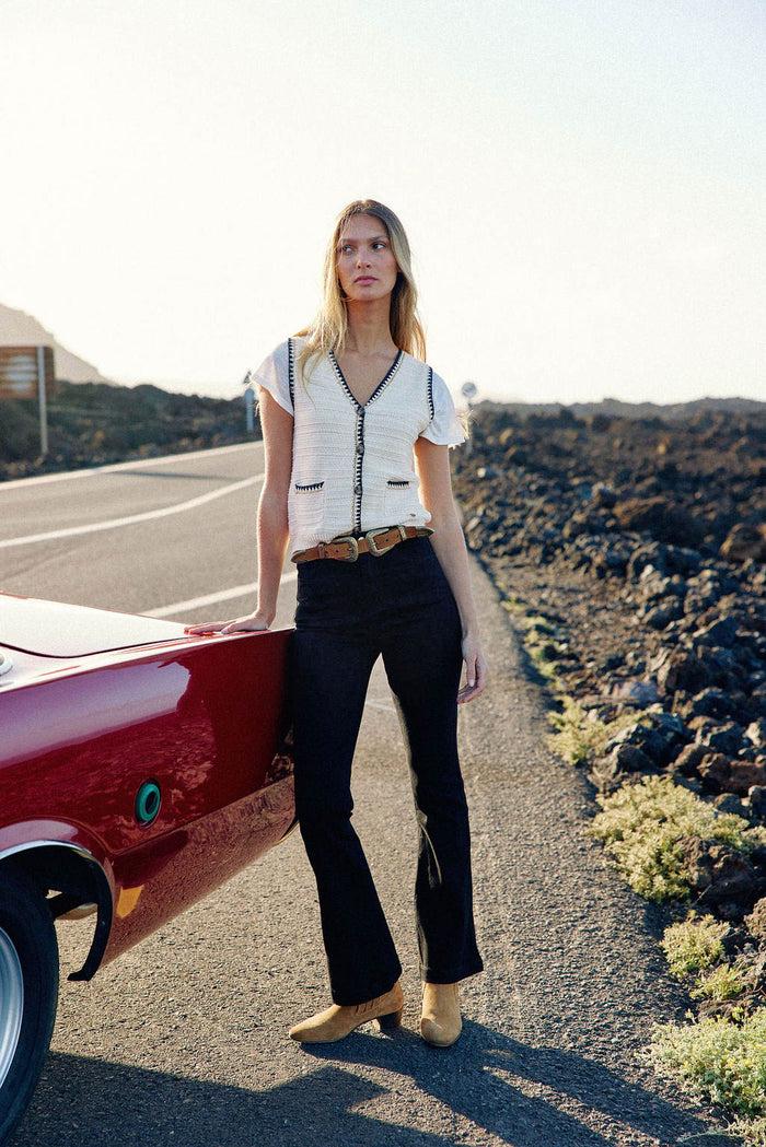 La Petite étoile Ceinture Cuir Camel - Assia