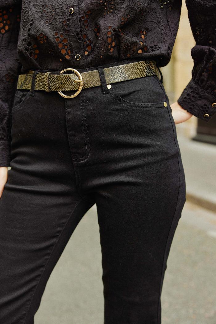 La Petite étoile Ceinture Cuir Dixon S - Kaki