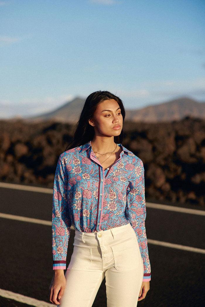 La Petite étoile Chemisier Droit Floral - Cathya