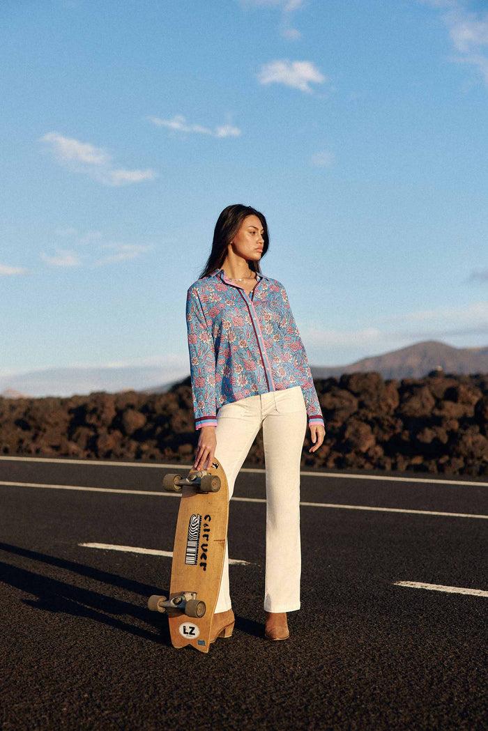 La Petite étoile Chemisier Droit Floral - Cathya