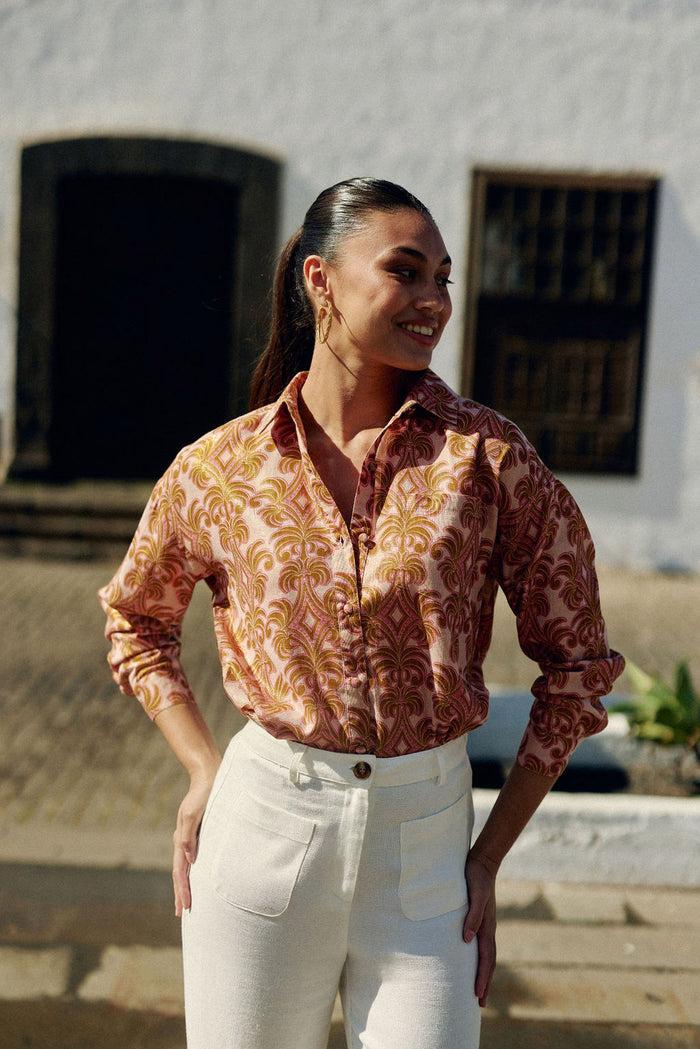 La Petite étoile Chemisier Droit Floral - Chanti