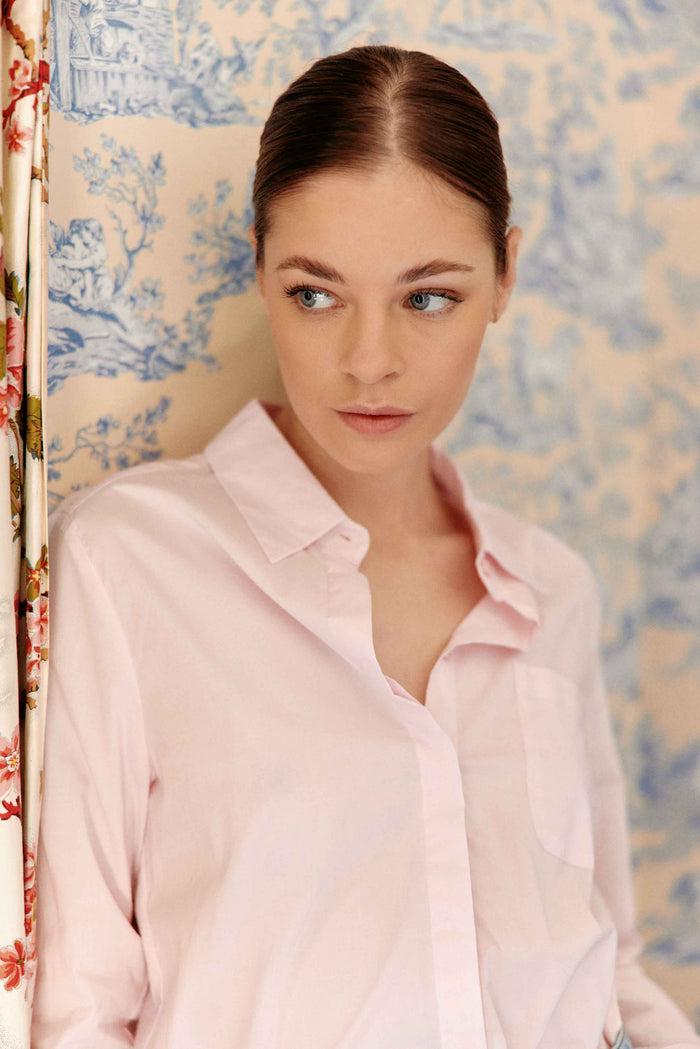 la petite étoile Chemisier droit rose - Carli