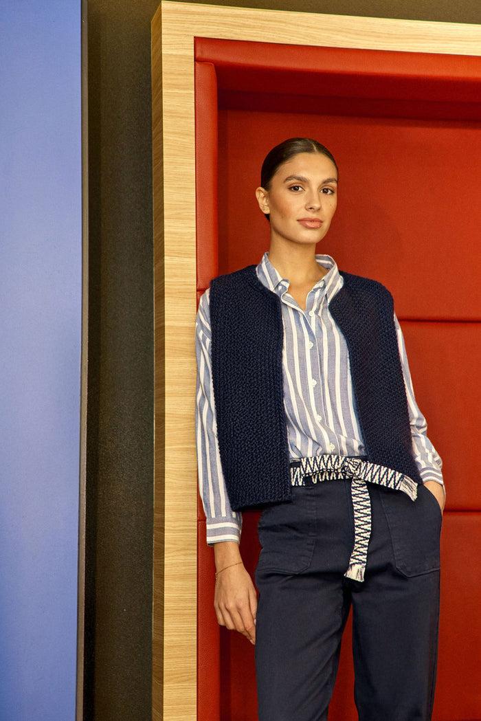 la petite étoile Gilet sans manches marine - Crea