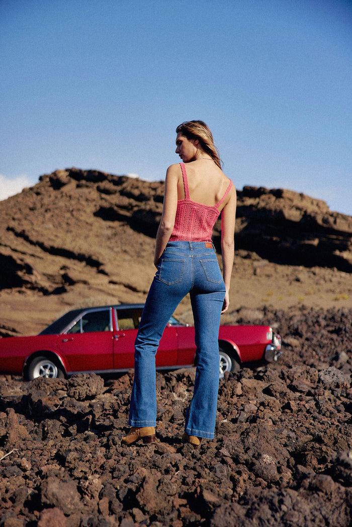 La Petite étoile Jean Flare Deep Wash - Lancelot