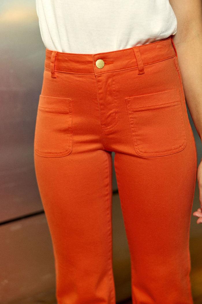 La Petite étoile Jean Flare Orange - Sonny