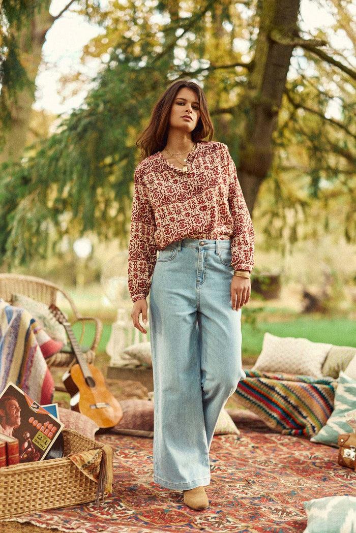 la petite étoile Jean large stone - Prune