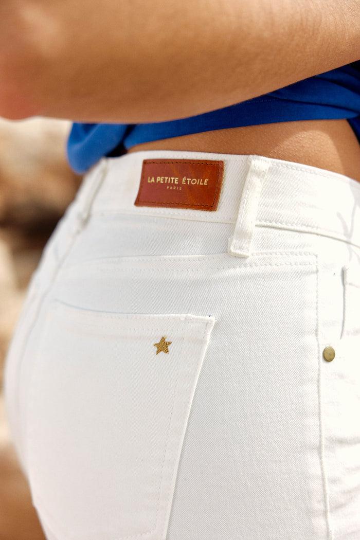 La Petite étoile Jean Skinny Blanc - Maude