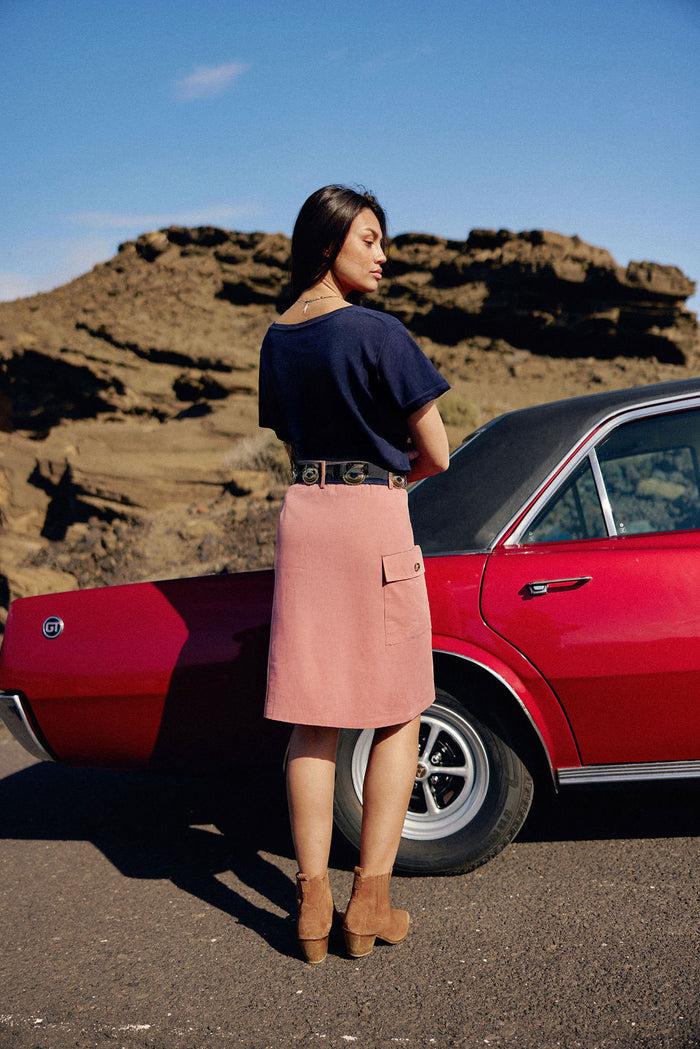 La Petite étoile Jupe Droite Rose - Joey