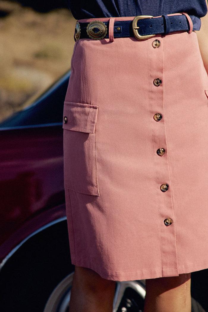 La Petite étoile Jupe Droite Rose - Joey