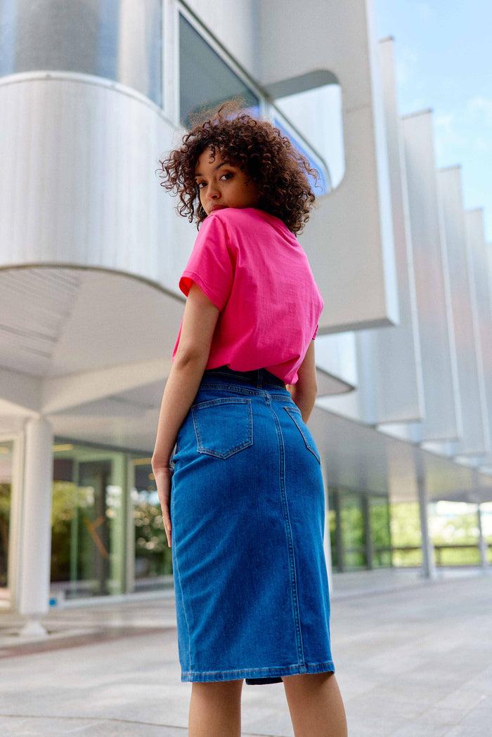 La Petite étoile Jupe En Jean Wash - Jomia