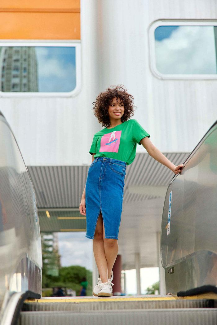 la petite étoile Jupe en jean wash - Jomia