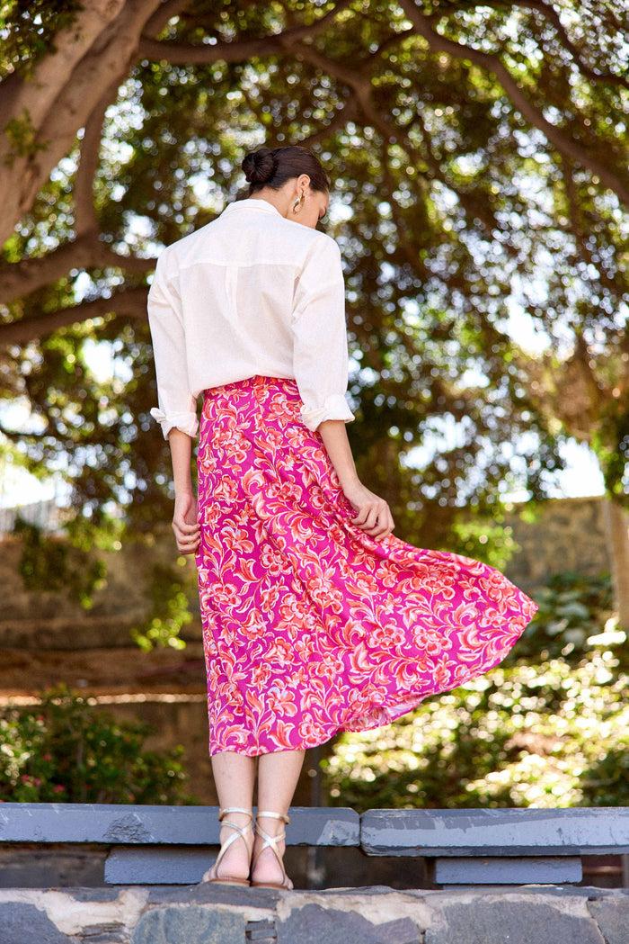 La Petite étoile Jupe Imprimé Cachemire - Josane