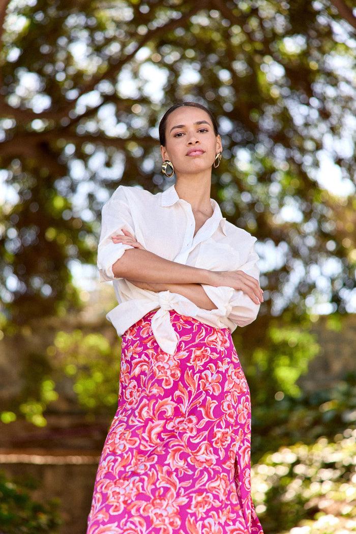 La Petite étoile Jupe Imprimé Cachemire - Josane