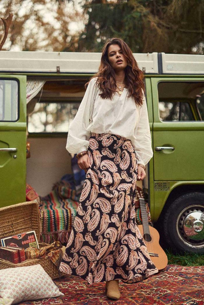 la petite étoile Jupe longue cachemire - Jessica