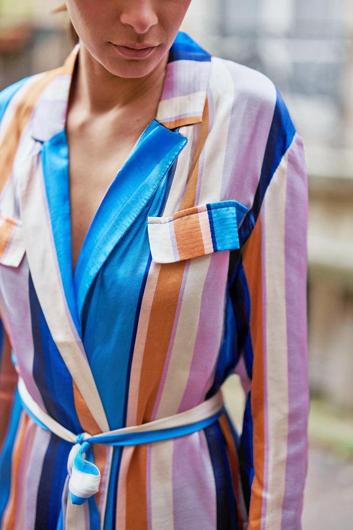 La Petite étoile Kimono Court Vega - Rayures