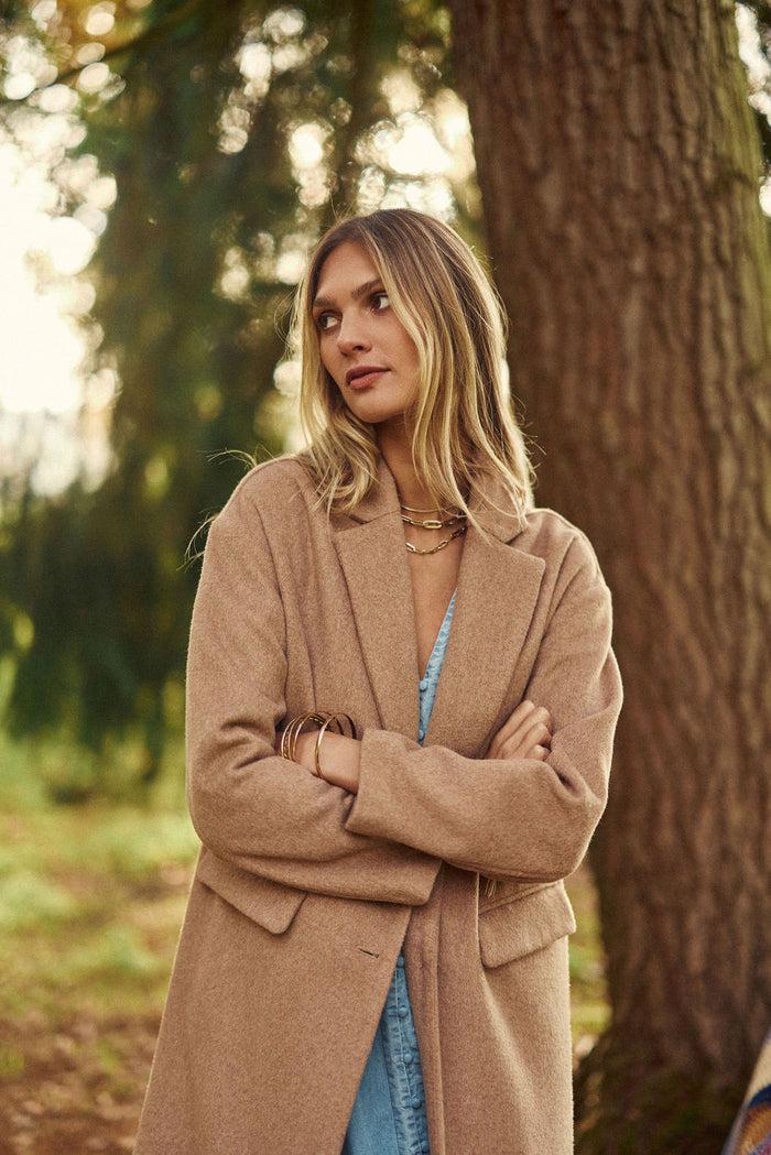 La Petite étoile Manteau Long Nelia - Camel
