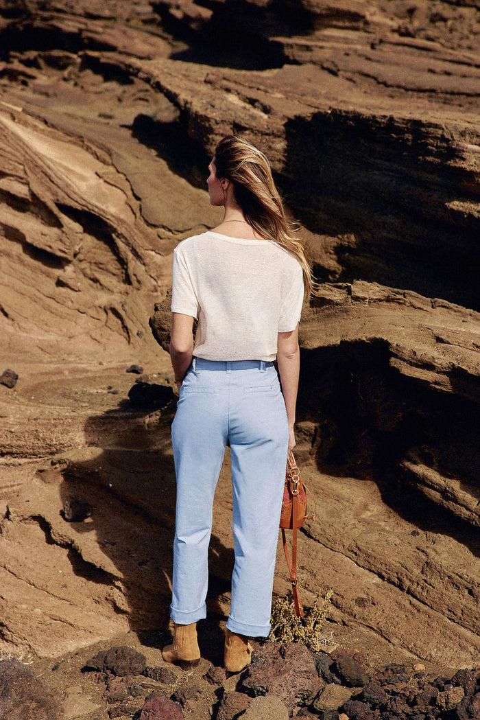 La Petite étoile Pantalon Droit Bleu - Marisol