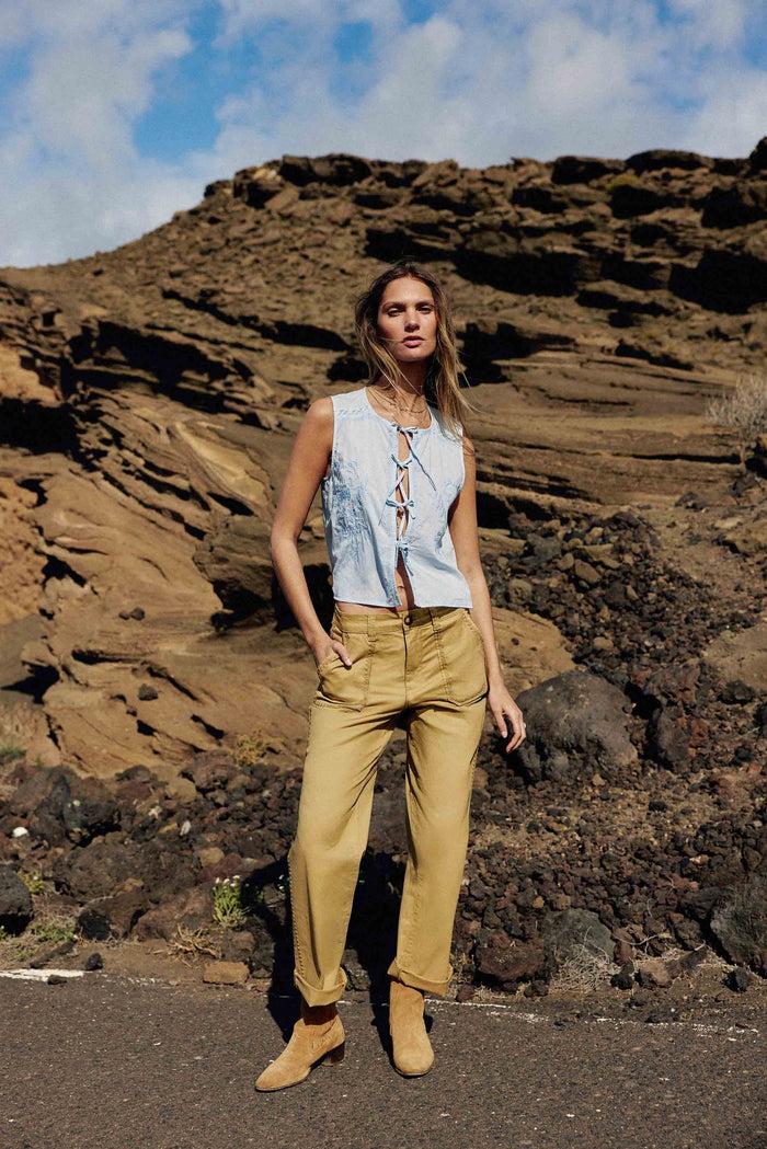 La Petite étoile Pantalon Droit Camel - Marisol