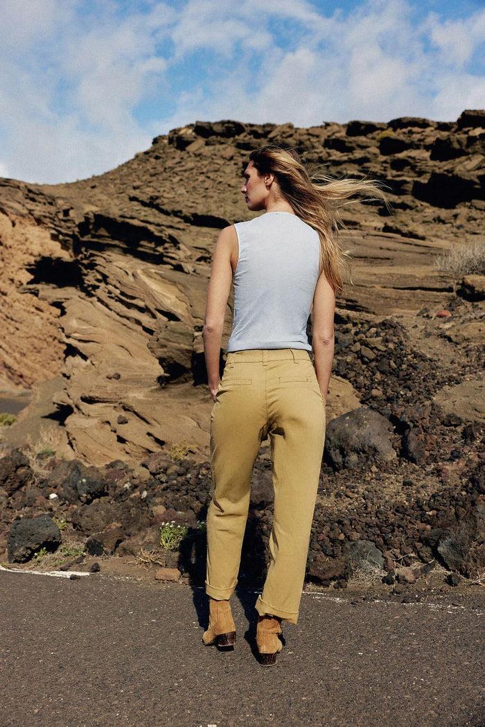 La Petite étoile Pantalon Droit Camel - Marisol
