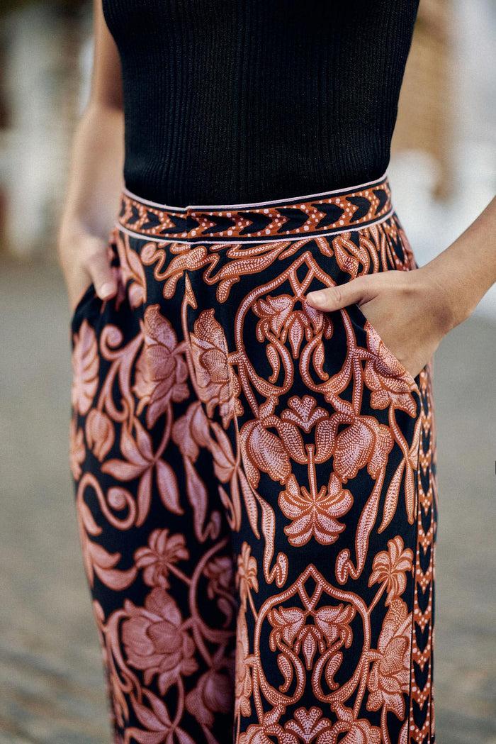 La Petite étoile Pantalon Droit Floral - Pavia