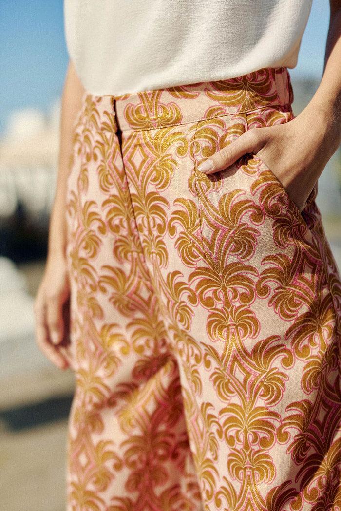 La Petite étoile Pantalon Droit Floral - Polaris