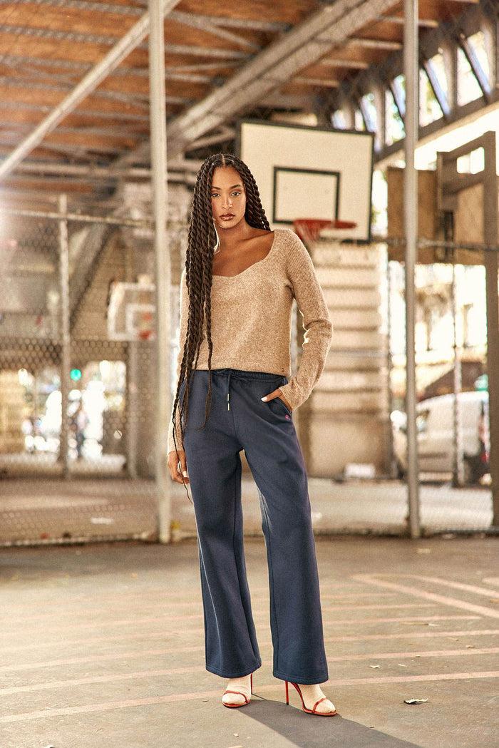 La Petite étoile Pantalon Jogging Marine - Petra