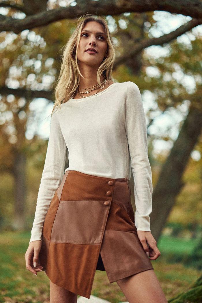 La Petite étoile Pull Col Rond écru - Marie