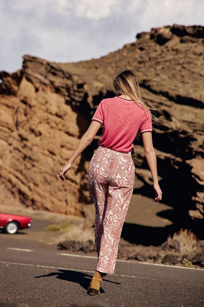 La Petite étoile Pull Col Rond Rose - Madi