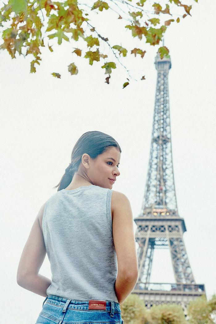 La Petite étoile Pull Sans Manches Gris - Marley