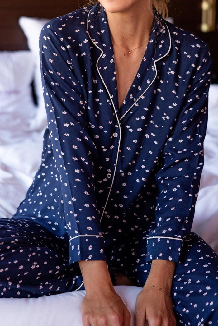 La Petite étoile Pyjama Set Moska - Fleurette