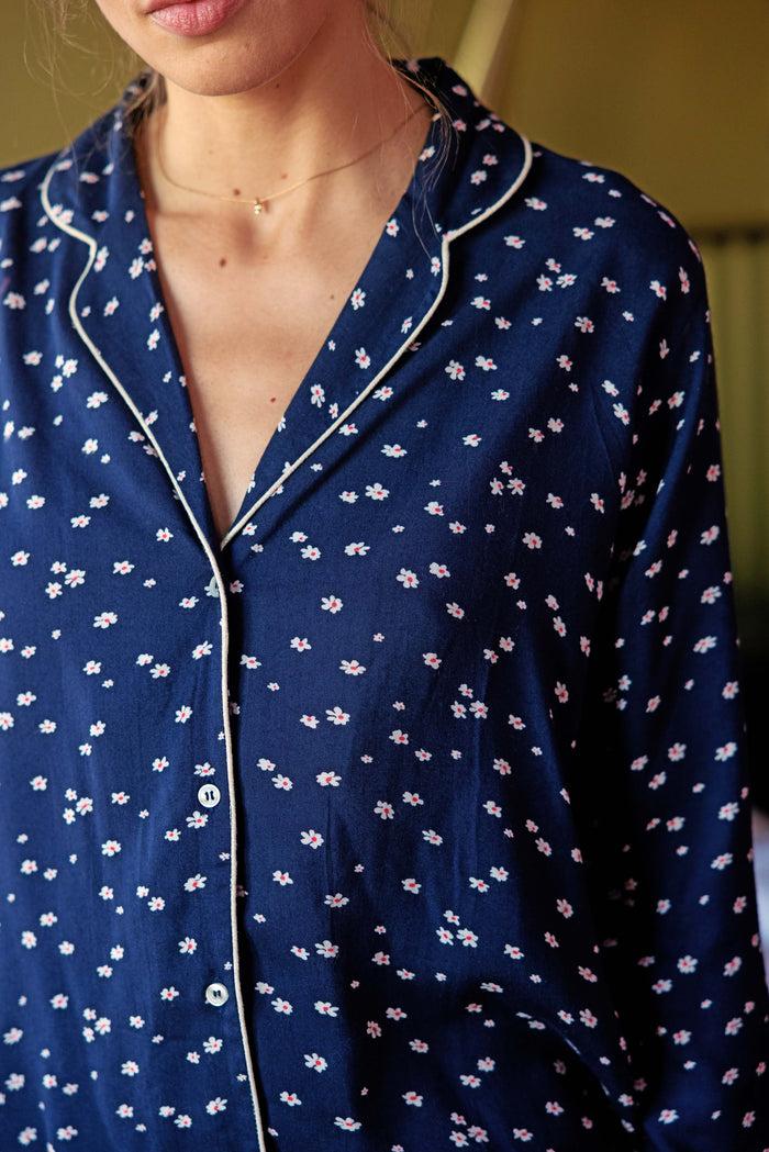La Petite étoile Pyjama Set Moska - Fleurette