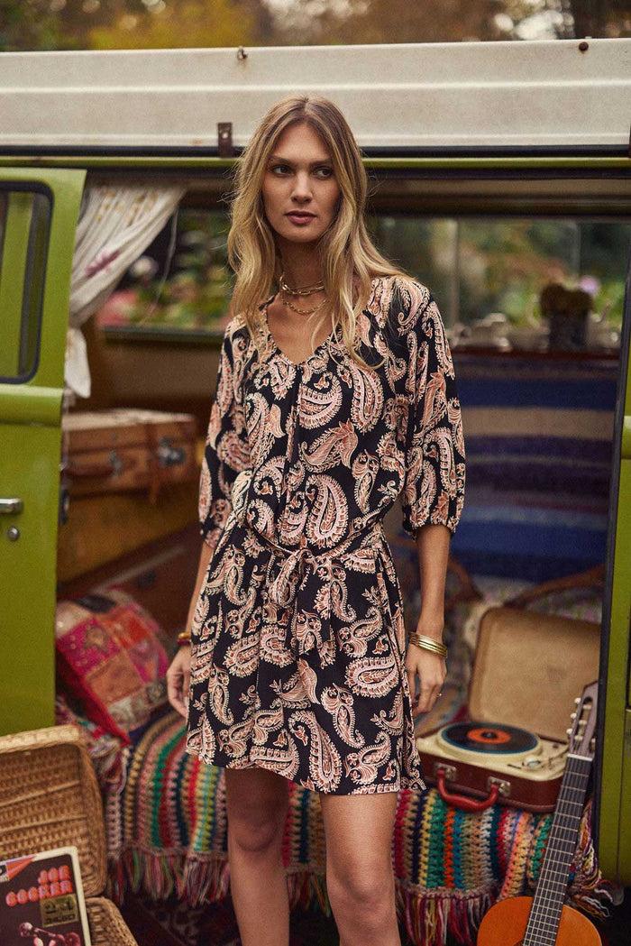 la petite étoile Robe courte cachemire - Ruth