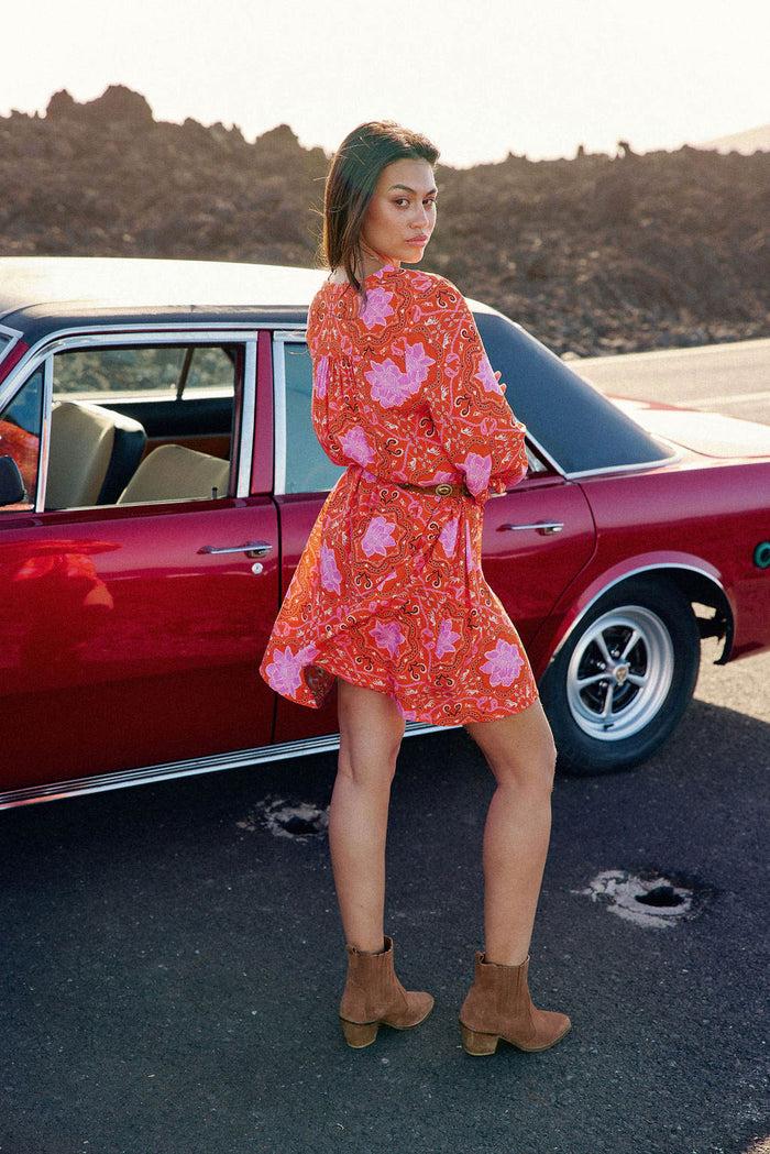 La Petite étoile Robe évasée Orange - Ruy